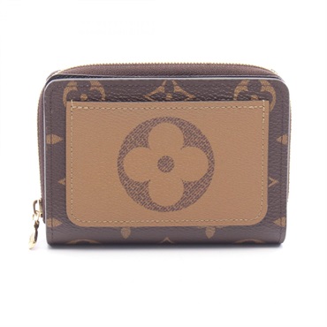 LOUIS VUITTON Portefeuille Lou Bi-fold wallet purse M81461 Monogram Reverse used