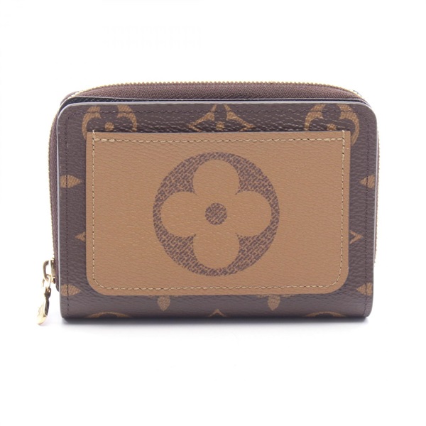 LOUIS VUITTON Portefeuille Lou Bi-fold wallet purse M81461 Monogram Reverse used