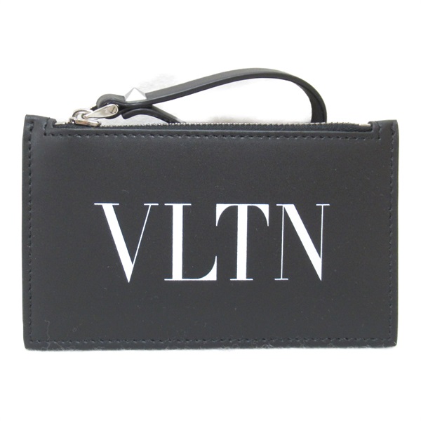 Valentino Card Holder Case 3Y2P05400NI Leather Black NEW Unisex