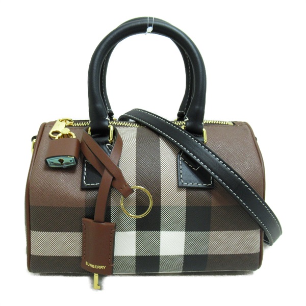 BURBERRY Mini Bowling Shoulder crossbody Bag 8069663A9011 cotton Polyurethane