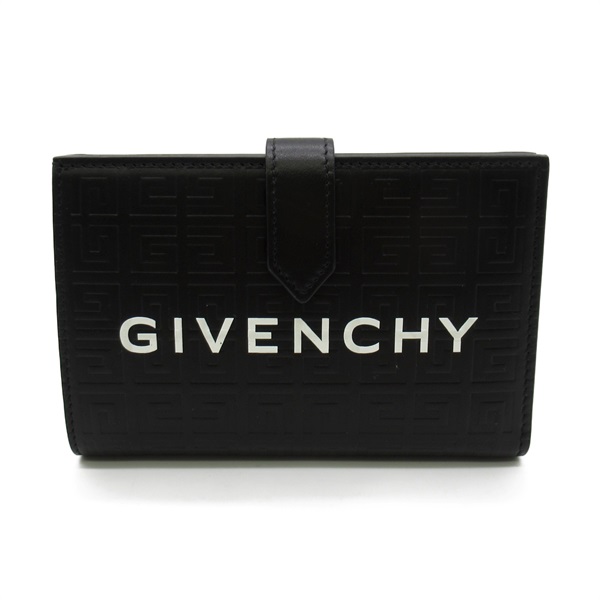 GIVENCHY wallet purse BB60K8B1J5001-2 Calfskin leather logo Black NEW Women