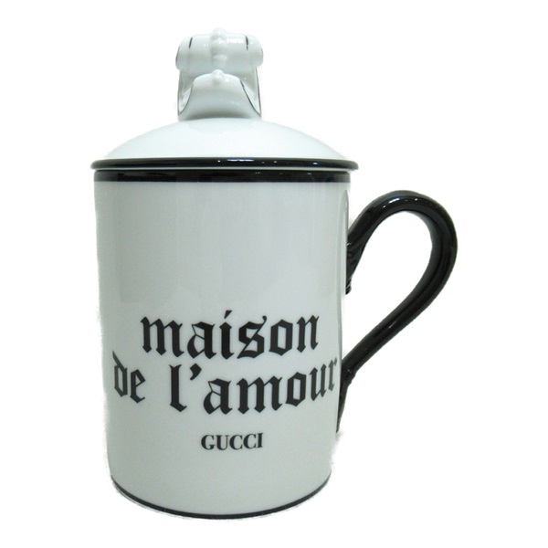 GUCCI cup mug lid maison de lamour 527844ZAP601070 China White