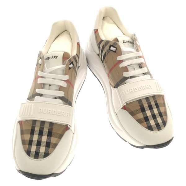 BURBERRY sneakers shoes #40 8070838A14646 White NEW mens