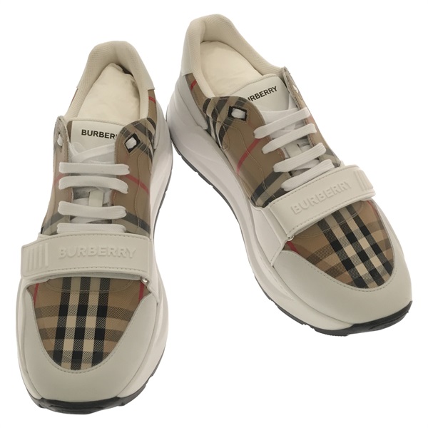 BURBERRY sneakers shoes #43 8070838A14649 White NEW mens