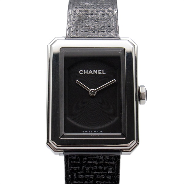 CHANEL Boyfriend tweed Wrist Watch H5317 Quartz Stainless Steel Used Women