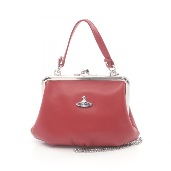 Vivienne Westwood GRANNY Handbag 52020003L001LH406 leather Bordeaux NEW Women