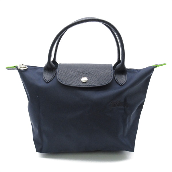 Longchamp Le Pliage Green S Top Hand bag L1621919P68 Navy Marine NEW Women