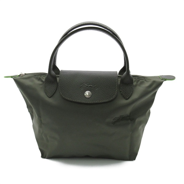 Longchamp Le Pliage Green S Top Tote Hand Bag L1621919479 canvas Forest NEW