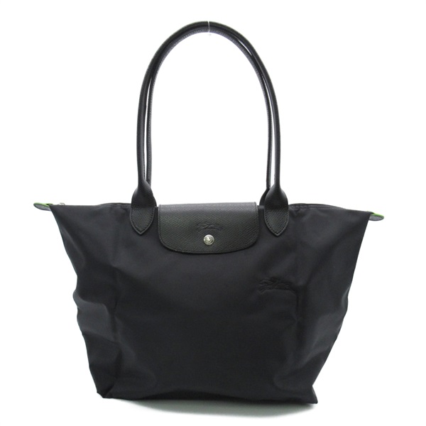 Longchamp Le Pliage Green L Shoulder Bag L1899919001 canvas Black Noir NEW