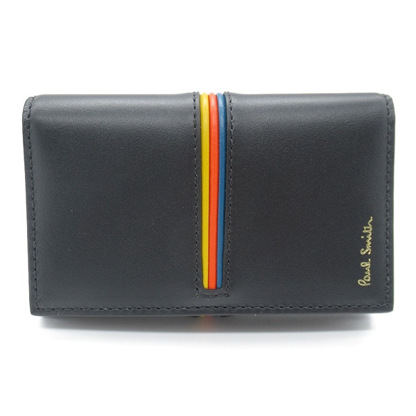 Paul Smith 6 key holders case 9 1981X79 leather Black NEW mens