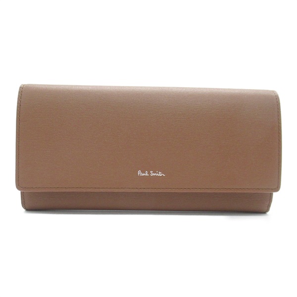 Paul Smith Bifold long wallet A 4608X62 leather Brown Tan NEW unisex