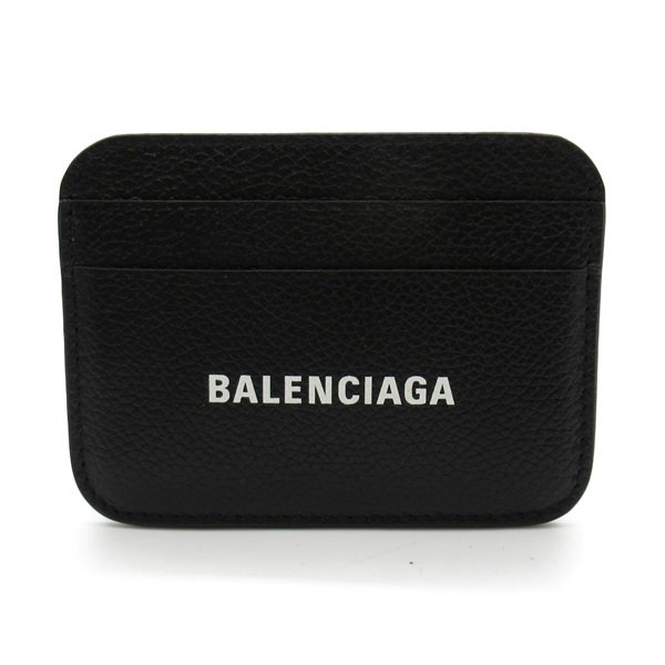 BALENCIAGA Card Case holder purse 5938121IZI31090 Calfskin leather Black