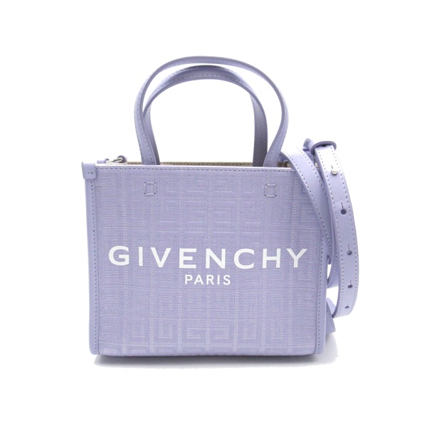 GIVENCHY G-Tote mini canvas 2way Shoulder Bag A BB50N0B1H1532 canvas Purple NEW