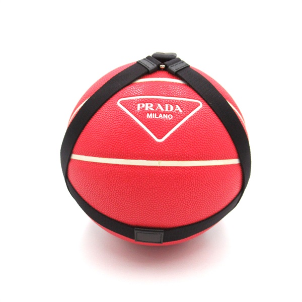 PRADA basketball 2XD0072DTKF0011 rubber Red NEW unisex logo