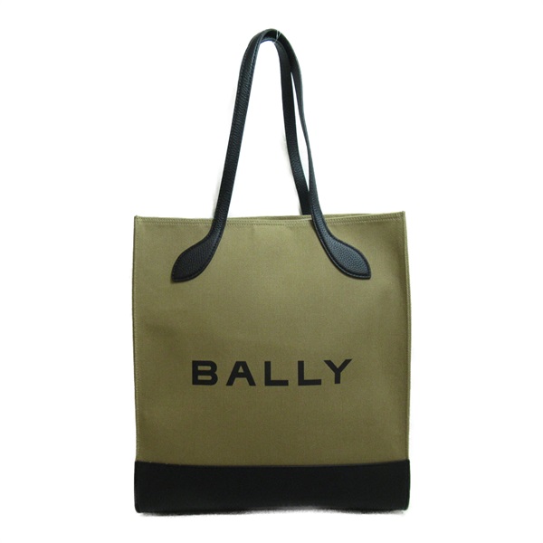 BALLY BAR KEEP ON NS Tote Bag 6304710 Fabric leather Black Brown sand