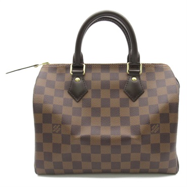 LOUIS VUITTON Speedy 25 Hand bag N41365 Damier PVC canvas Brown Used Women