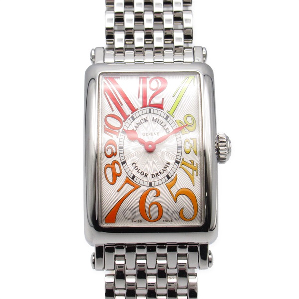 FRANCK MULLER Long Island Wrist Watch 902QZNUA Quartz Stainless Steel Used Women