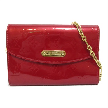 LOUIS VUITTON Bel air Shoulder Bag M93614 Vernis Patent leather Red Used GHW LV