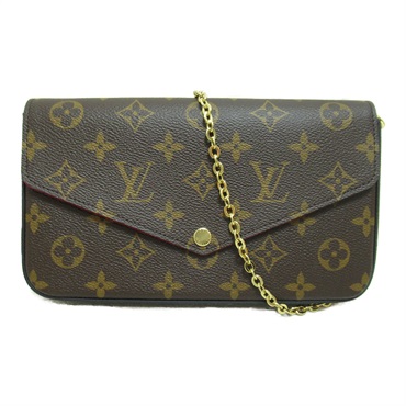 LOUIS VUITTON Pochette Felicy Shoulder Bag chain M81896 Monogram canvas Used