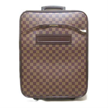 LOUIS VUITTON Pegas 45 carry bag suitcase N23293 Damier canvas Brown Used
