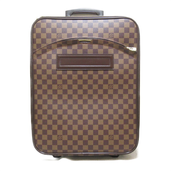 LOUIS VUITTON Pegas 45 carry bag suitcase N23293 Damier canvas Brown Used