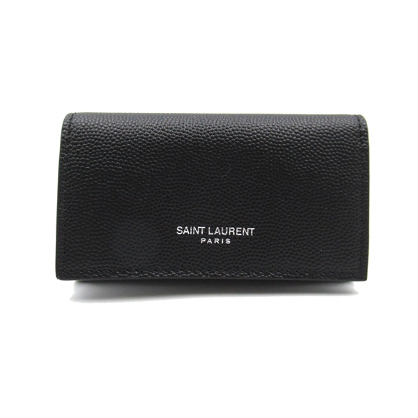 SAINT LAURENT 4 hooks key holder 685557BTY0N1000 leather Black NEW unisex