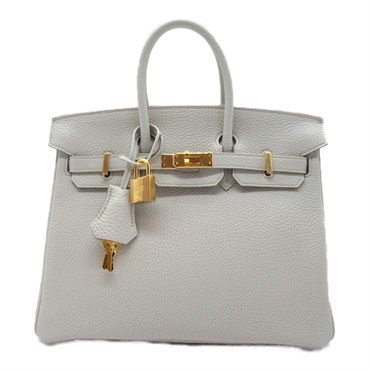 HERMES Birkin 25 Hand bag U Togo leather Beton GHW Used