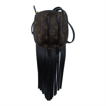 LOUIS VUITTON Fringed Noe Mini Shoulder Bag M67802 Monogram canvas Brown Black