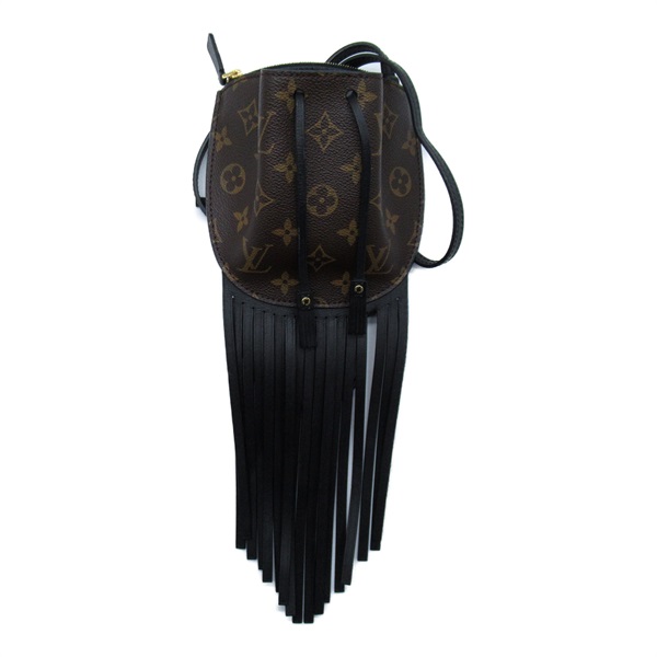 LOUIS VUITTON Fringed Noe Mini Shoulder Bag M67802 Monogram canvas Brown Black