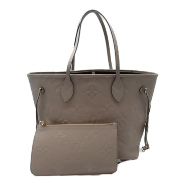 LOUIS VUITTON Neverfull MM Tote Bag M45686 Monogram leather Beige Used Women LV