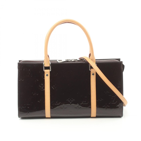 LOUIS VUITTON Cienega 2way Handbag M96052 Vernis Purple Amarrant Used Women LV