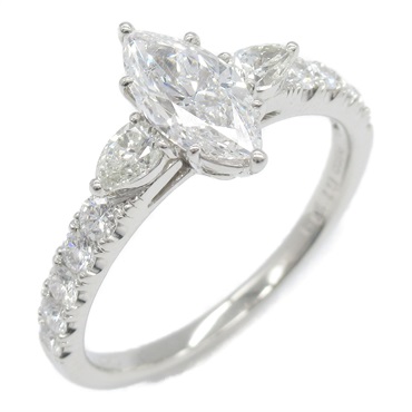 JEWELRY Diamond Ring Pt900 Platinum Used women US size 9.75