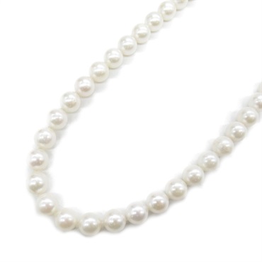 JEWELRY Akoya Pearl Necklace Silver925 Pearl White Used women