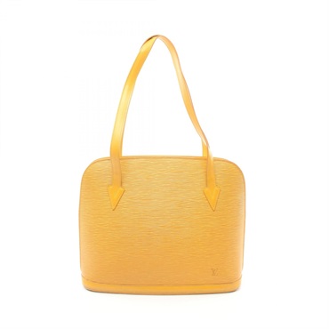 LOUIS VUITTON LUssac Shoulder Bag M52289 Epi leather Tassil Yellow Used Women