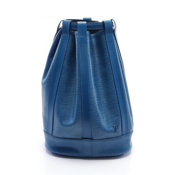 LOUIS VUITTON Randonnee PM Shoulder Bag M43085 Epi leather Toledo Blue Used LV