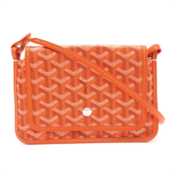 GOYARD Plume Shoulder crossbody Bag PMLTY07CL07P canvas Orange Used