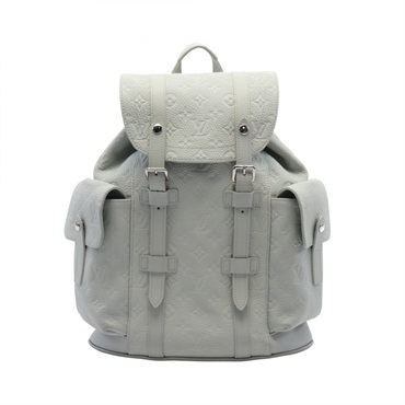 LOUIS VUITTON Christopher PM Monogram Mineral Grey Rucksack Backpack M23146 used