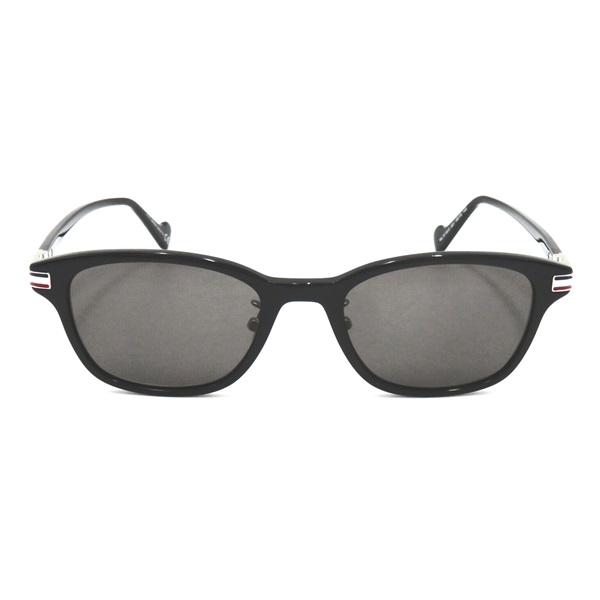 MONCLER sunglasses 5116D 001 49 Plastic Black gray smoke type lens NEW Women w