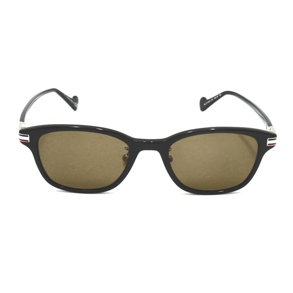 MONCLER sunglasses 5116D 0001(49) Plastic Black Brown NEW Women