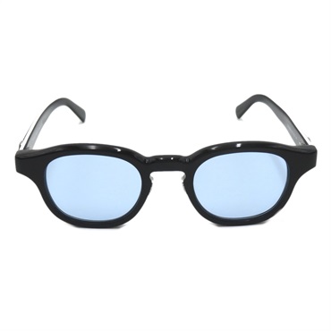 MONCLER sunglasses 5184D 001 46 Plastic Black White light blue NEW Women 10