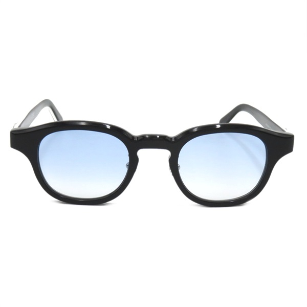 MONCLER sunglasses 5184D 001 46 Plastic Black White light bluelense NEW Women