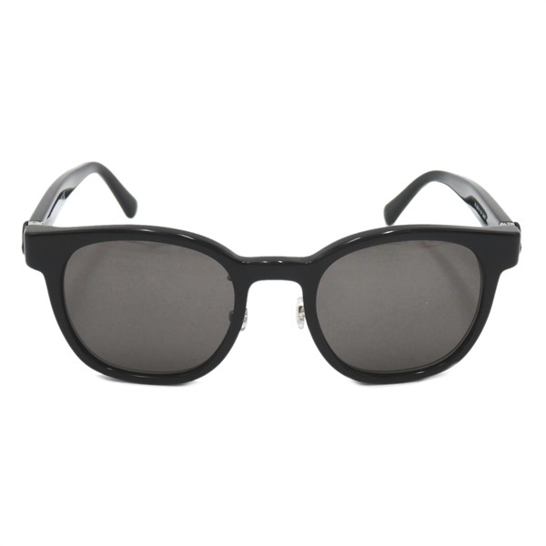 MONCLER sunglasses 5201D 001 50 Plastic Black gray smoke type lens NEW Women 3