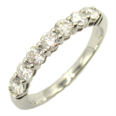TIFFANY＆CO Embrace 7P Diamond Forever Ring Pt950 Platinum Clear Used US #5.5