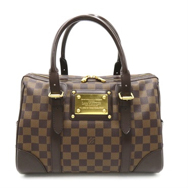 LOUIS VUITTON Berkeley Handbag N52000 Damier Brown Ebene Used Women LV women