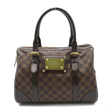 LOUIS VUITTON Berkeley Handbag N52000 Damier canvas Brown Used Women LV