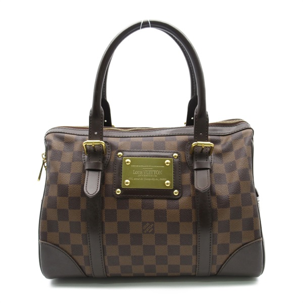 LOUIS VUITTON Berkeley Handbag N52000 Damier canvas Brown Used Women LV