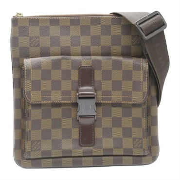 LOUIS VUITTON Pochette Melville Crossbody shoulder bag N51127 Damier Used LV