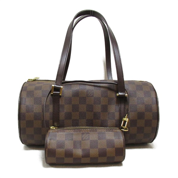 LOUIS VUITTON Papillon 30 Shoulder hand Bag N51303 Damier Brown Ebene Used