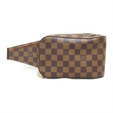 LOUIS VUITTON Geronimos Waist Crossbody Shoulder Bag N51994 Damier Ebene Used LV