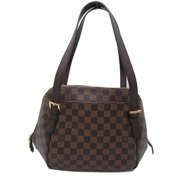 LOUIS VUITTON Belem Shoulder Bag N51174 Damier canvas Brown Ebene Used